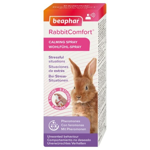 Beaphar RabbitComfort, Spray Antiestrés para conejos